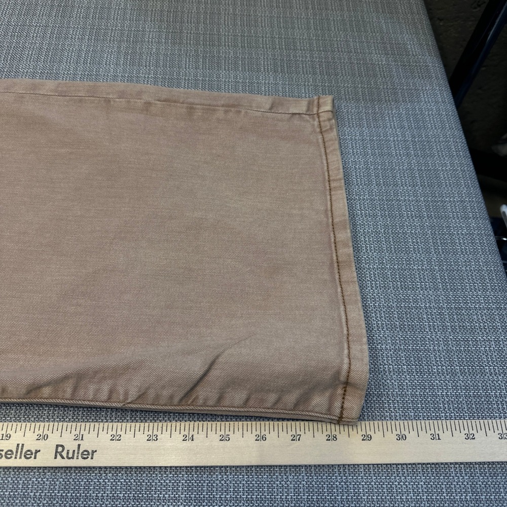 Hudson Jolene Wide Leg High Rise Jeans Pants size 31 Vintage Khaki Tan - Picture 10 of 12